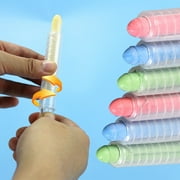 Clearance! Plertrvy-3.5X0.6X0.6In Transparent Rotating Chalk Clip-Sidewalk Chalk Holders Railroad Chalk Holder Plastic Adjustable Chalk Clip Holder For Teachers Students Or Classroom-Clear
